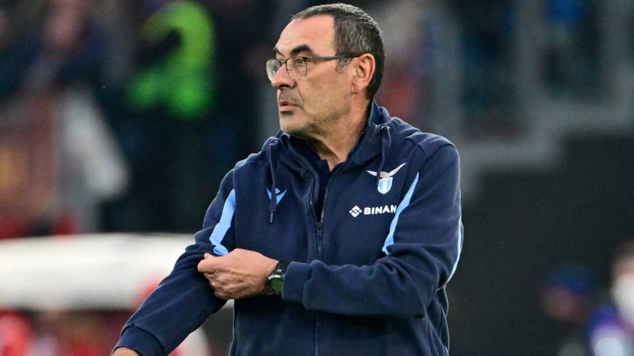 Maurizio Sarri pensieroso