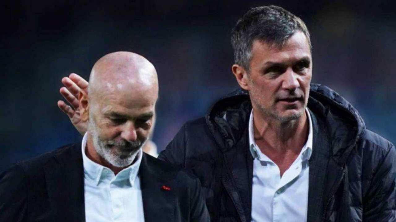 Pioli con Maldini 