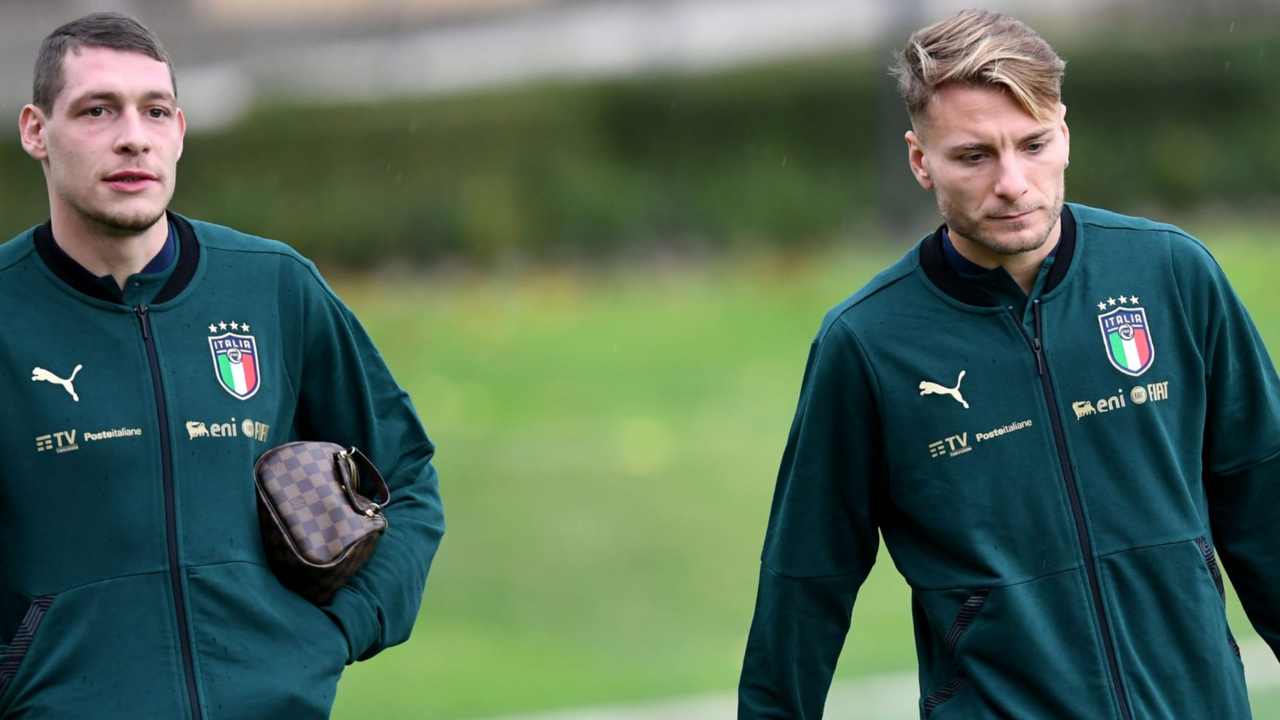 Immobile e Belotti camminano insieme Italia