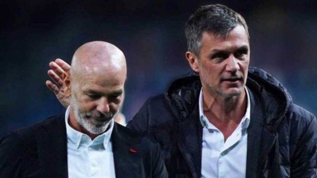 Maldini e Pioli camminano vicini Milan