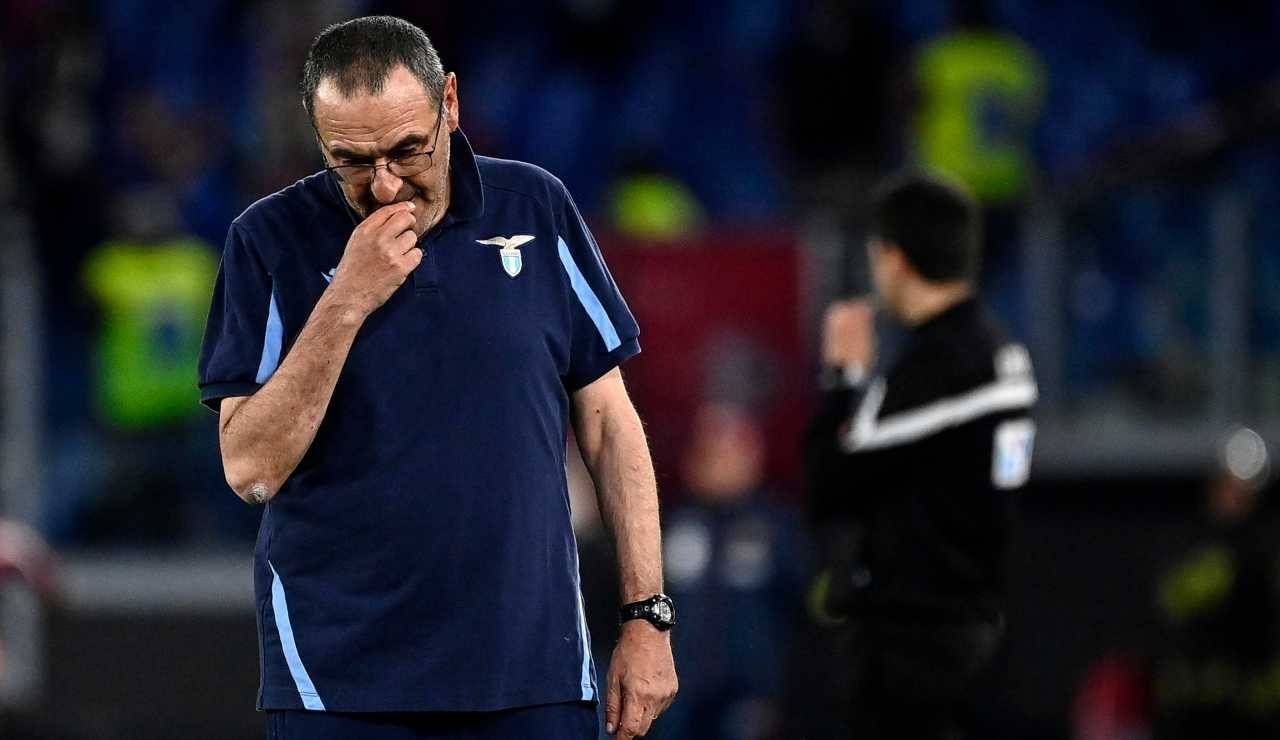 Maurizio Sarri pensieroso