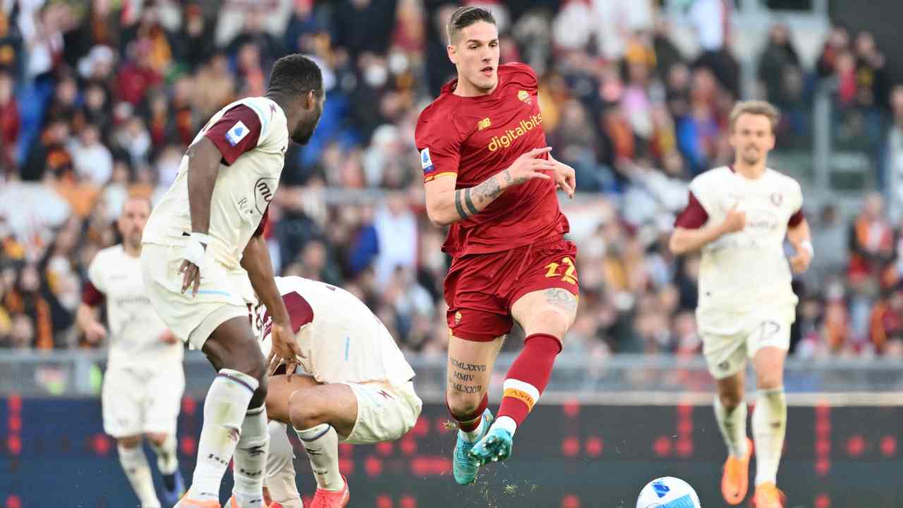 Zaniolo in dribbling