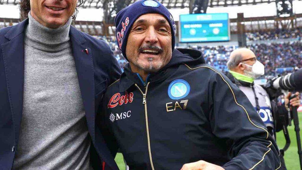 Napoli, Spalletti sorride