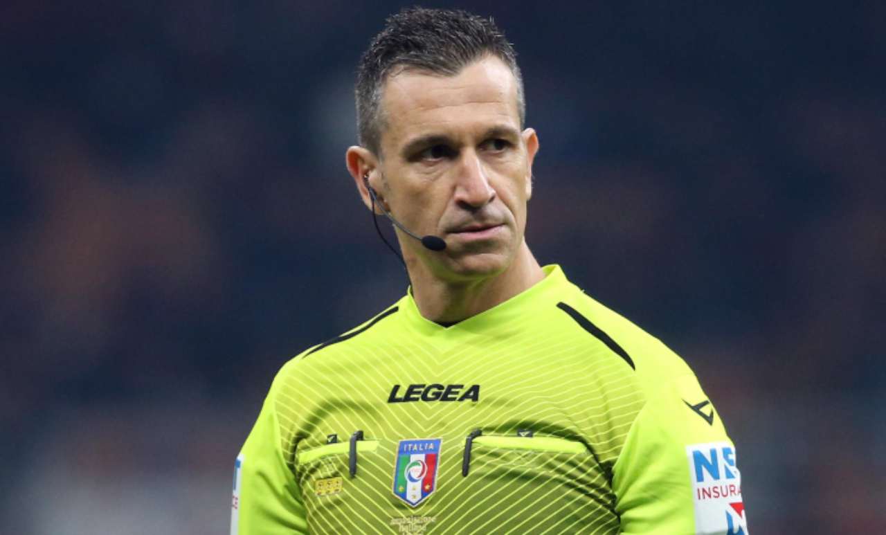 Torino-Milan, l'arbitro Doveri in campo