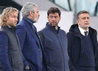 La dirigenza della Juventus al completo