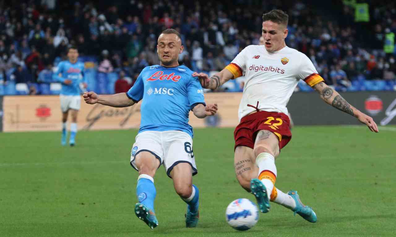 Lobotka e Zaniolo in azione