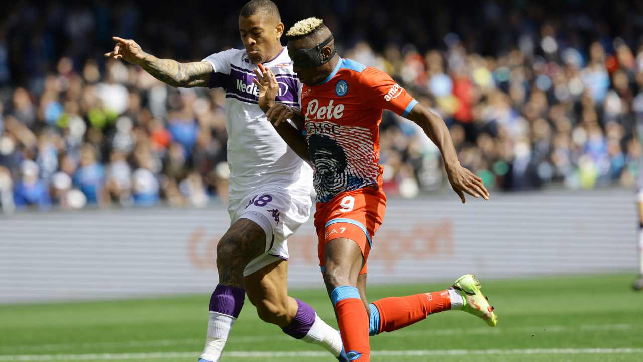 Napoli-Fiorentina in campo