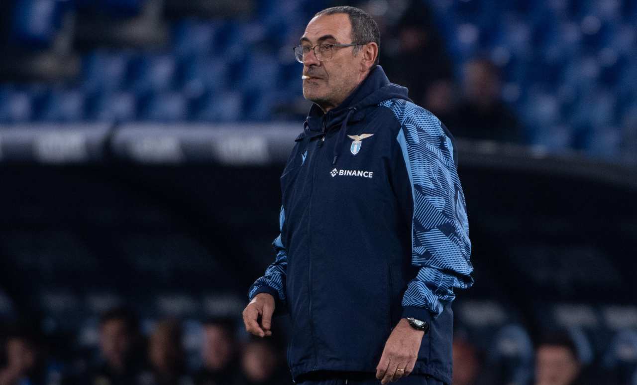 Lazio-Torino, Sarri a bordocampo