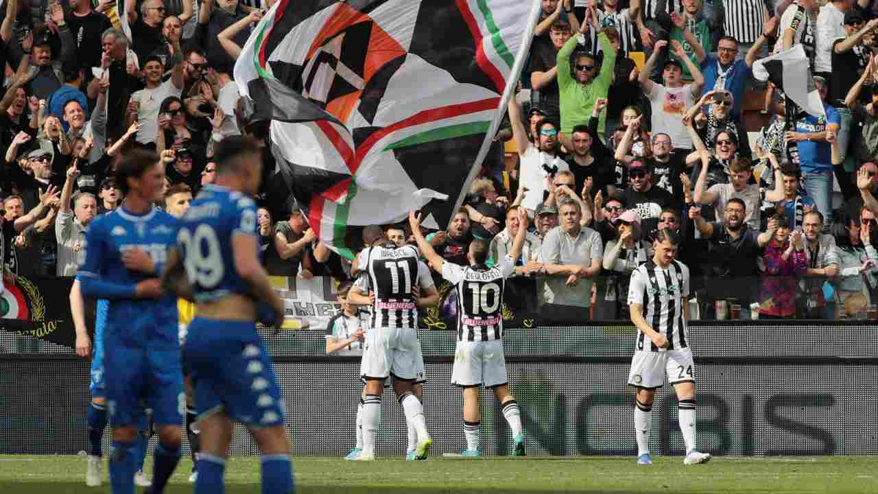 L'Udinese batte l'Empoli