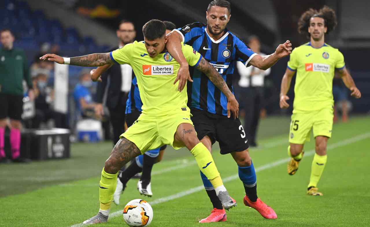 Mathias Olivera in Inter-Getafe