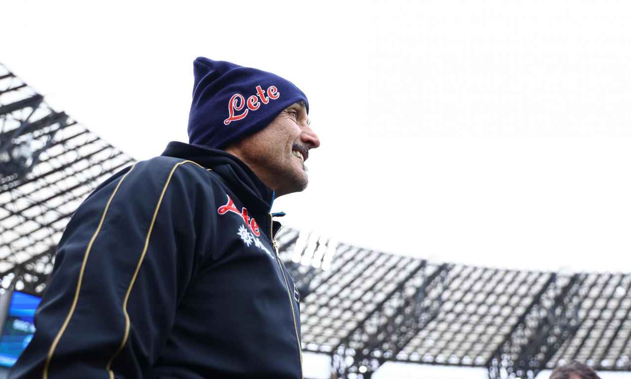 Luciano Spalletti sorride al Maradona 