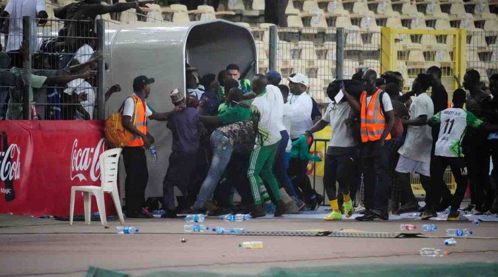 I tifosi della Nigeria inferociti