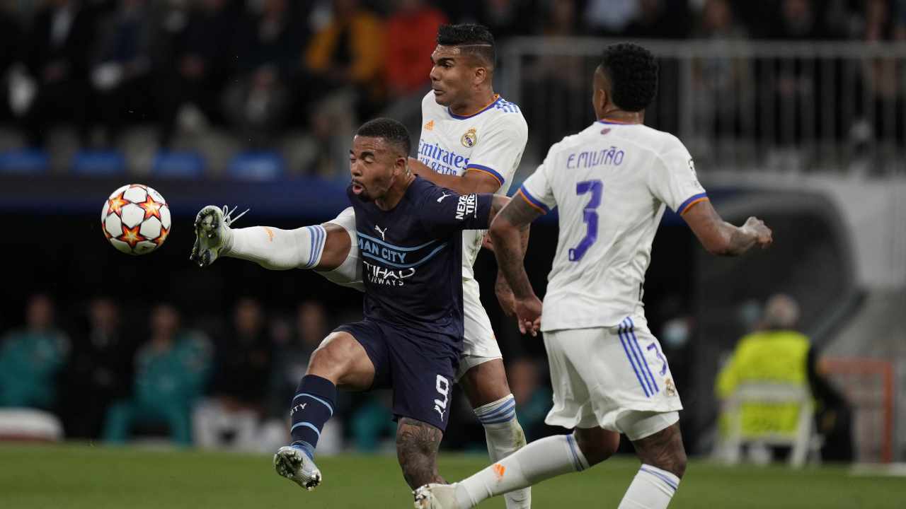 Real Madrid-Manchester City in campo Bernabeu