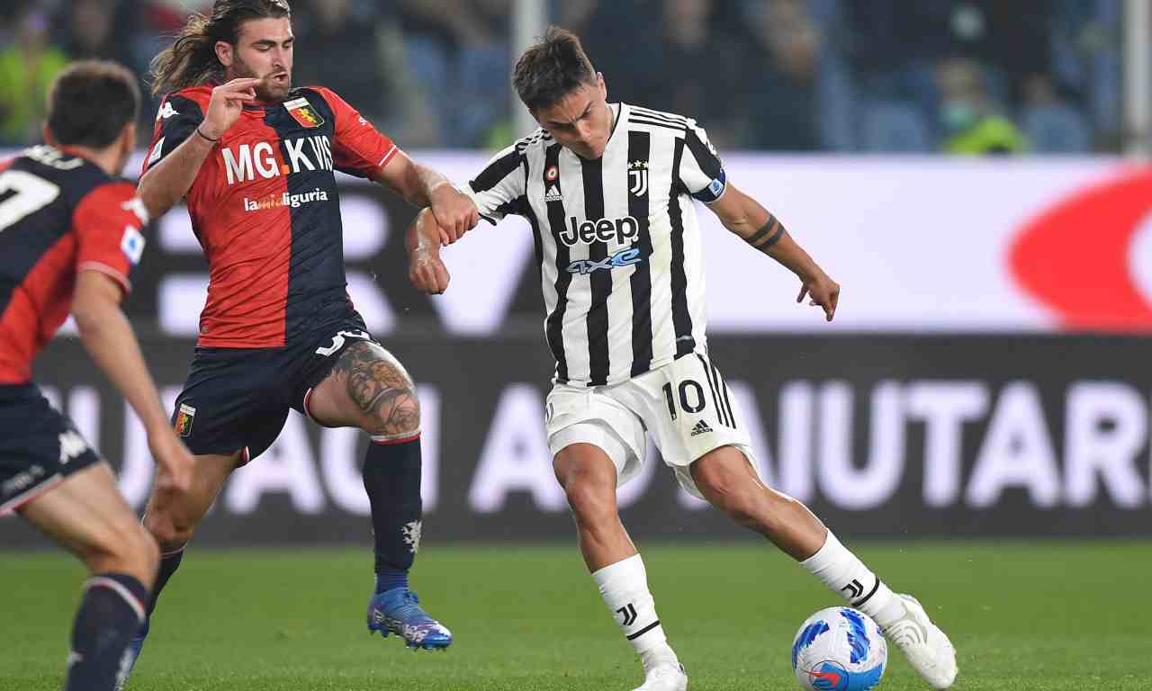 Portanova contrasta Dybala 