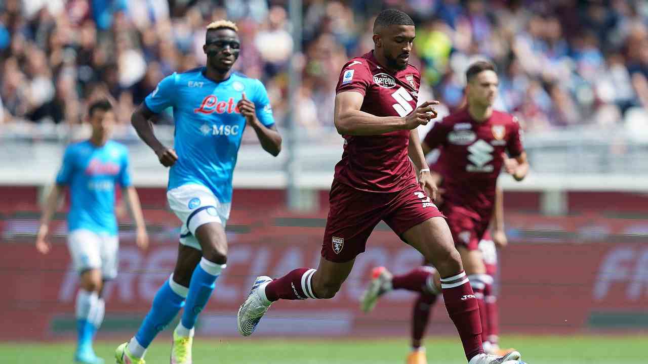 Osimhen e Bremer corrono Torino-Napoli