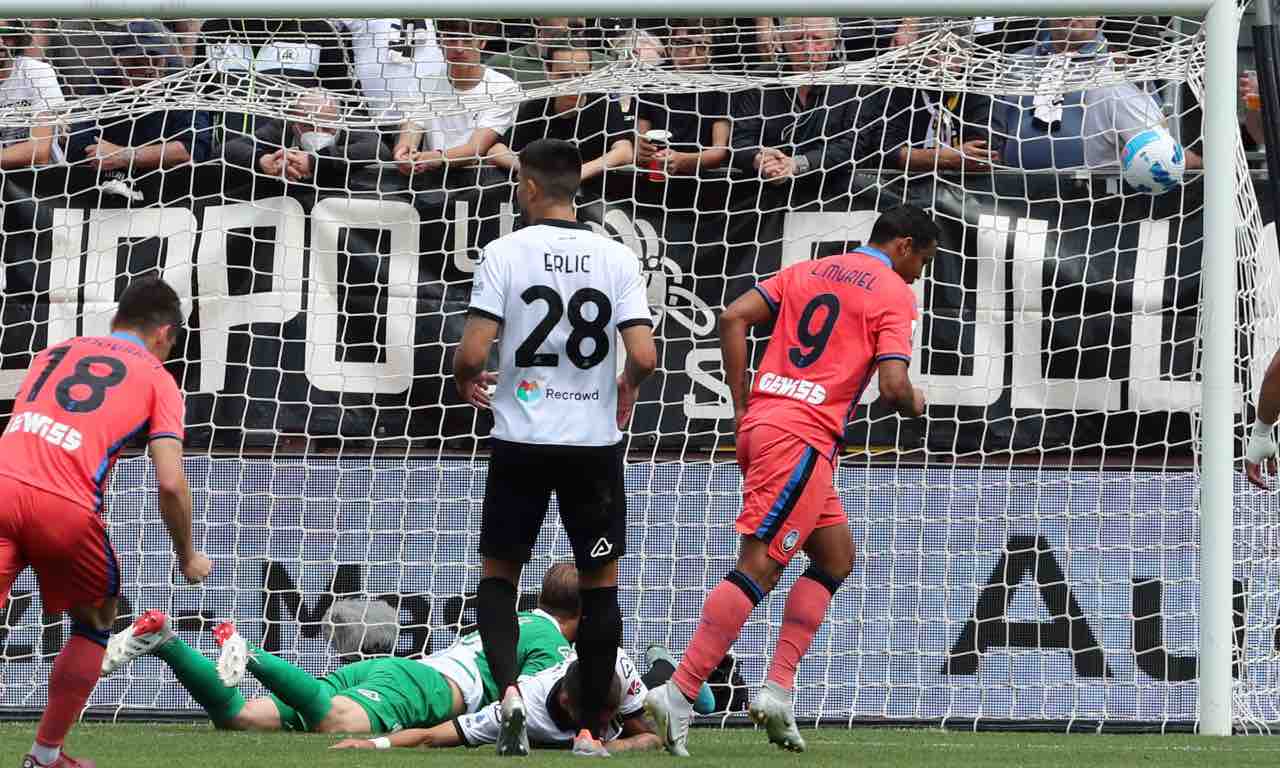 Spezia-Atalanta, il gol di Muriel