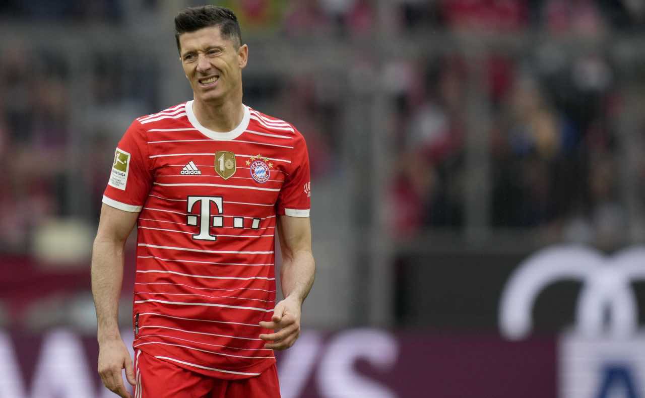 Lewandowski col Bayern in campo