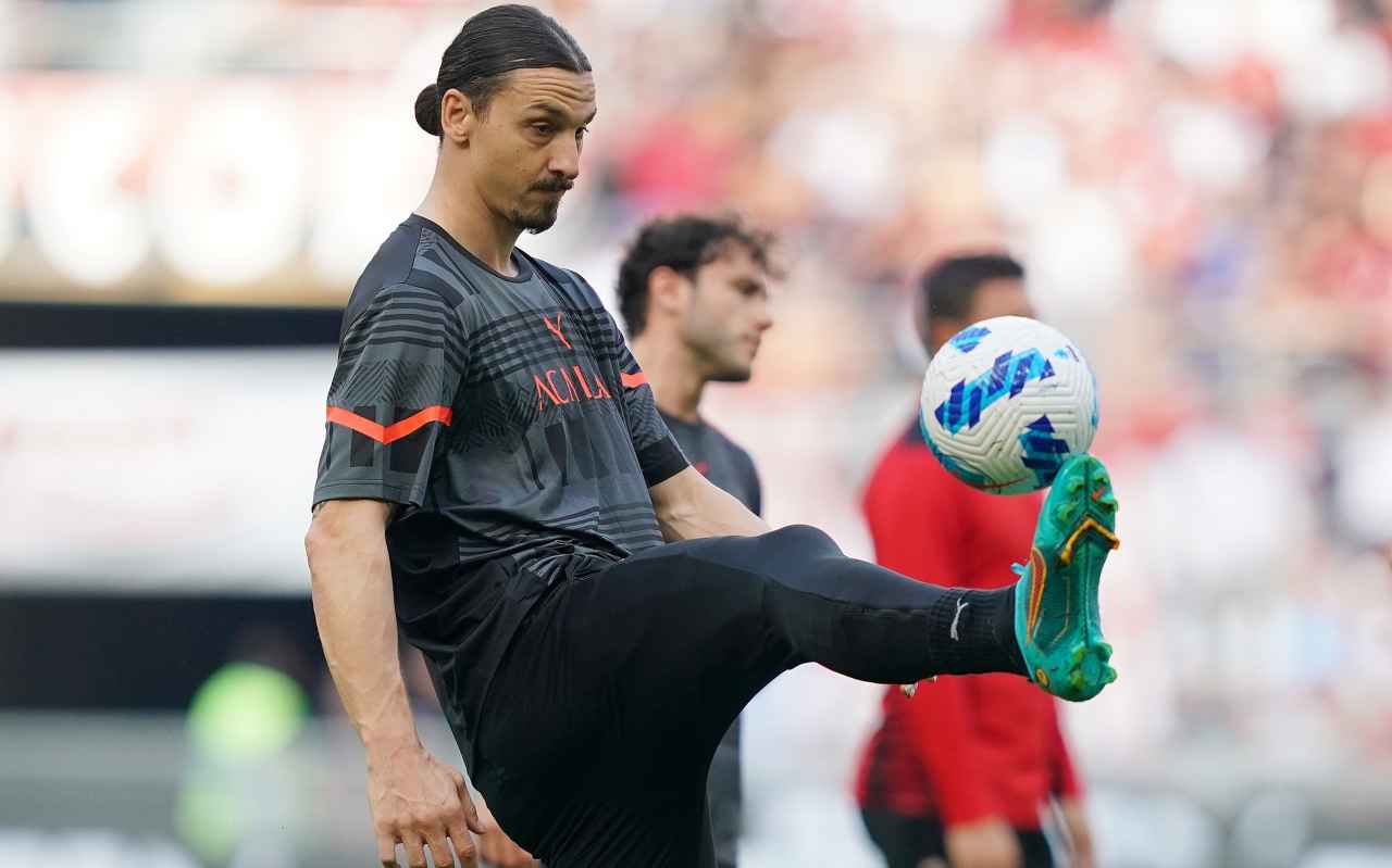 Ibrahimovic palleggia 