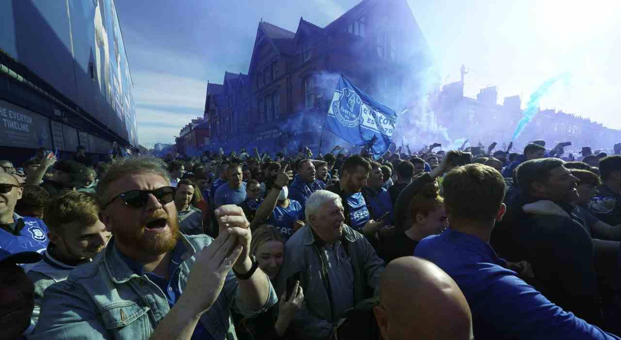 Everton tifosi Crystal Palace