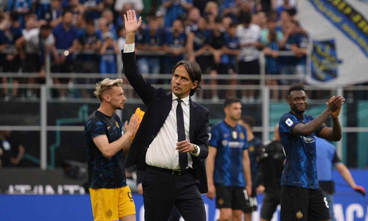 Inzaghi saluta i tifosi nerazzurri 