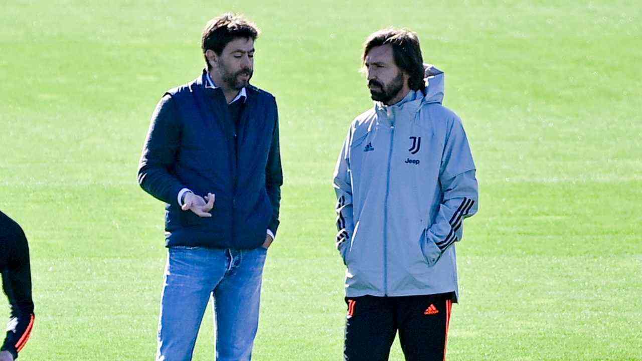 Agnelli e Pirlo a colloquio