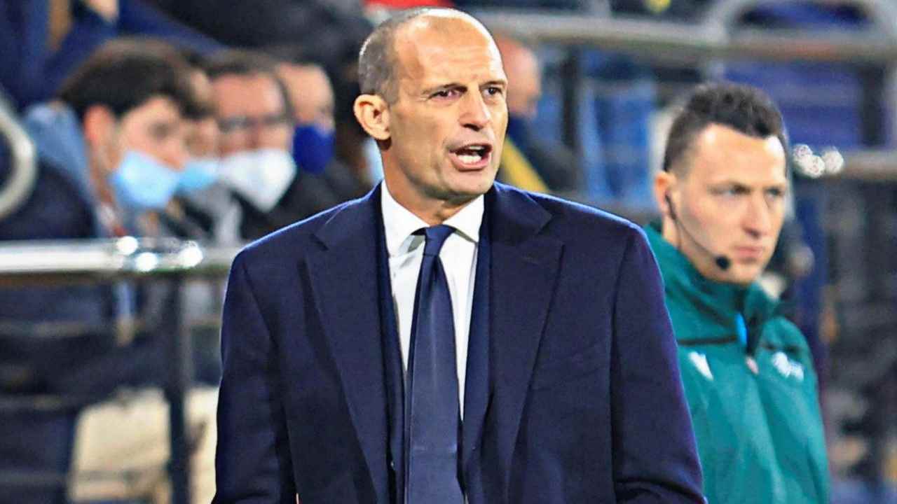 Allegri in panchina