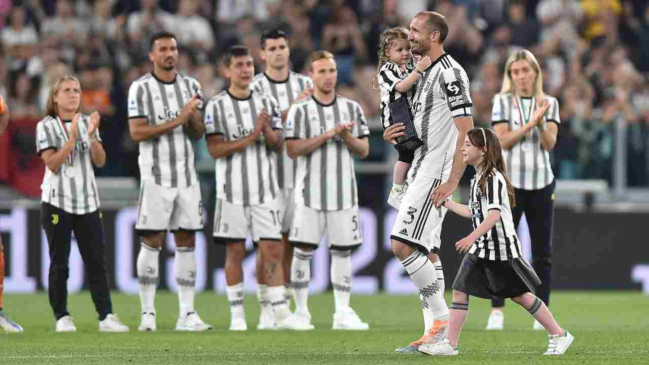 La passerella d'addio di Chiellini