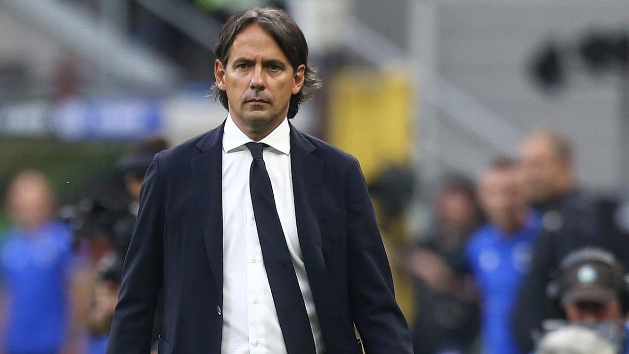 Simone Inzaghi a bordocampo