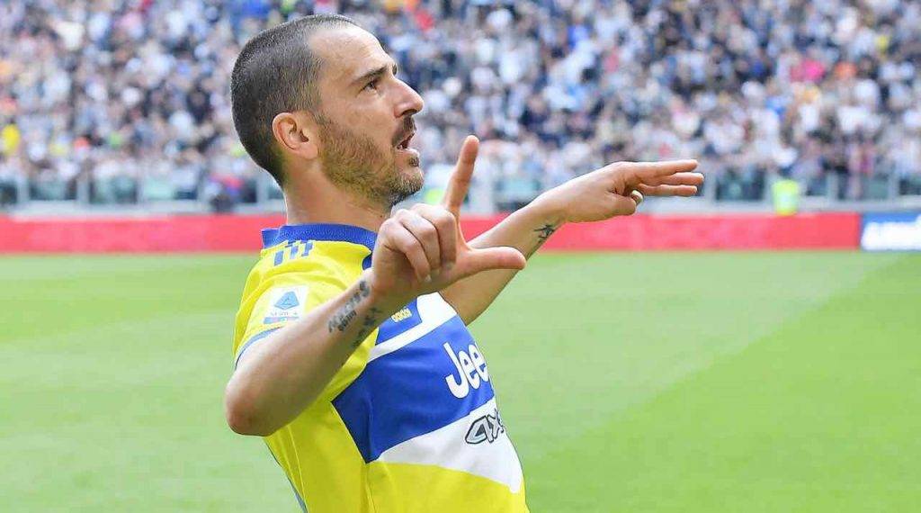 Juventus, Bonucci festeggia