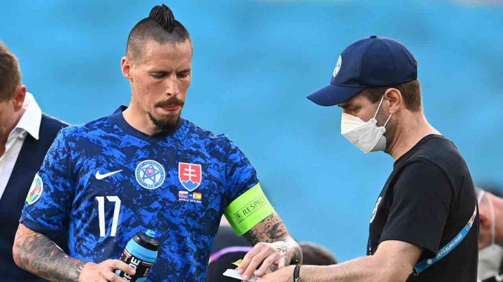 Hamsik in campo