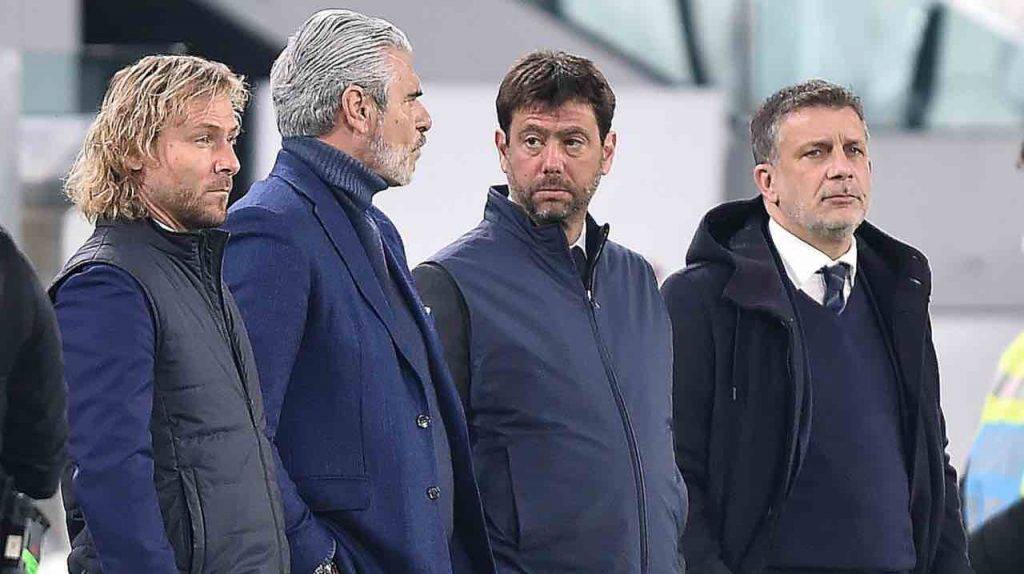 Juve, Agnelli insieme a Nedved, Arrivabene e Cherubini