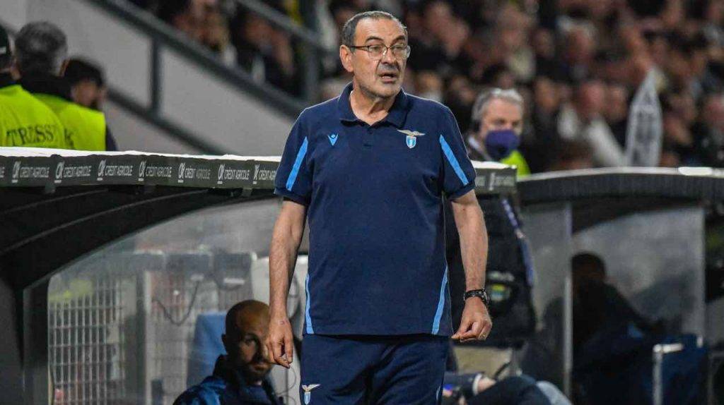 Sarri in campo