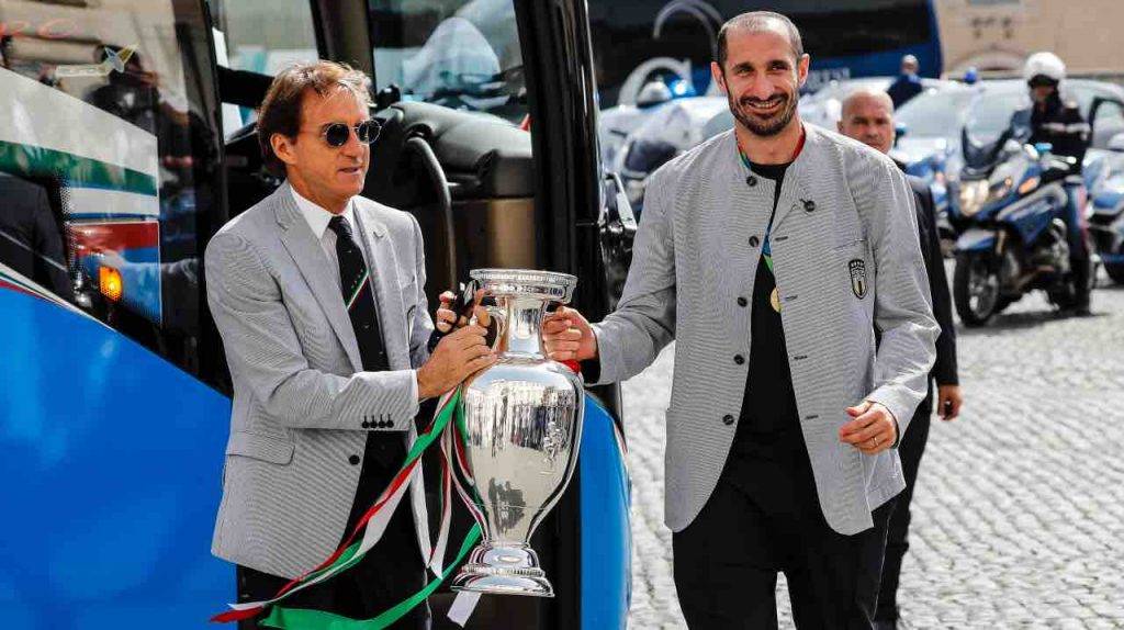 Mancini e Chiellini insieme