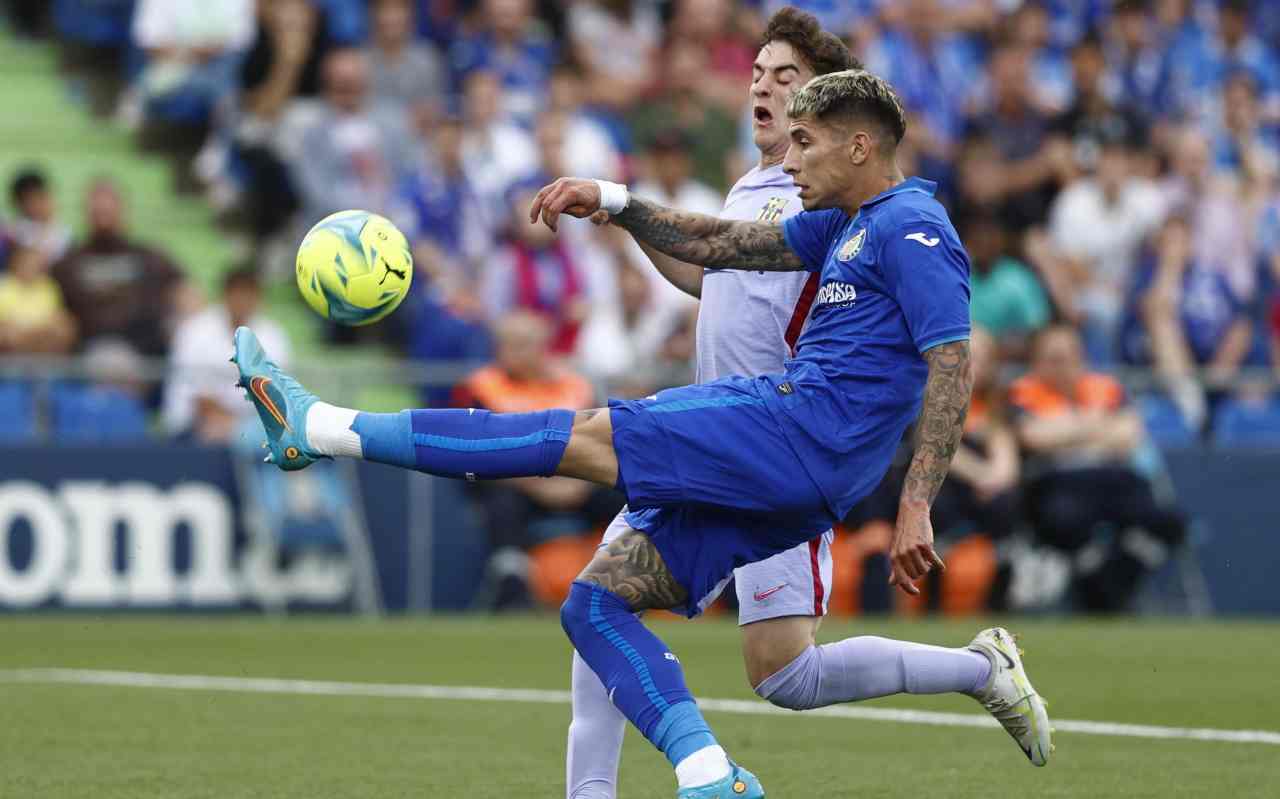 Olivera in azione con il Getafe 