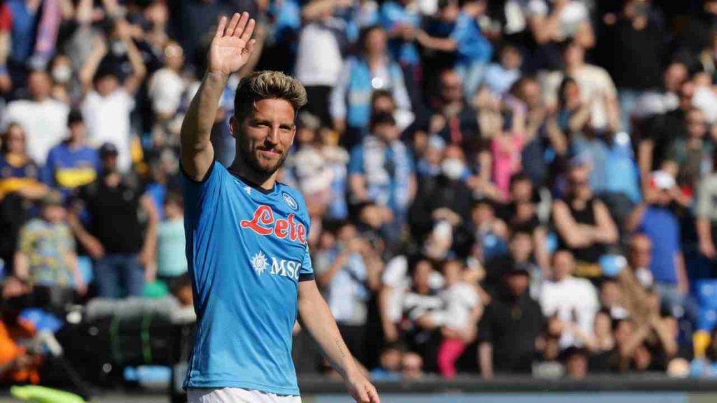 Dries Mertens in scadenza col Napoli