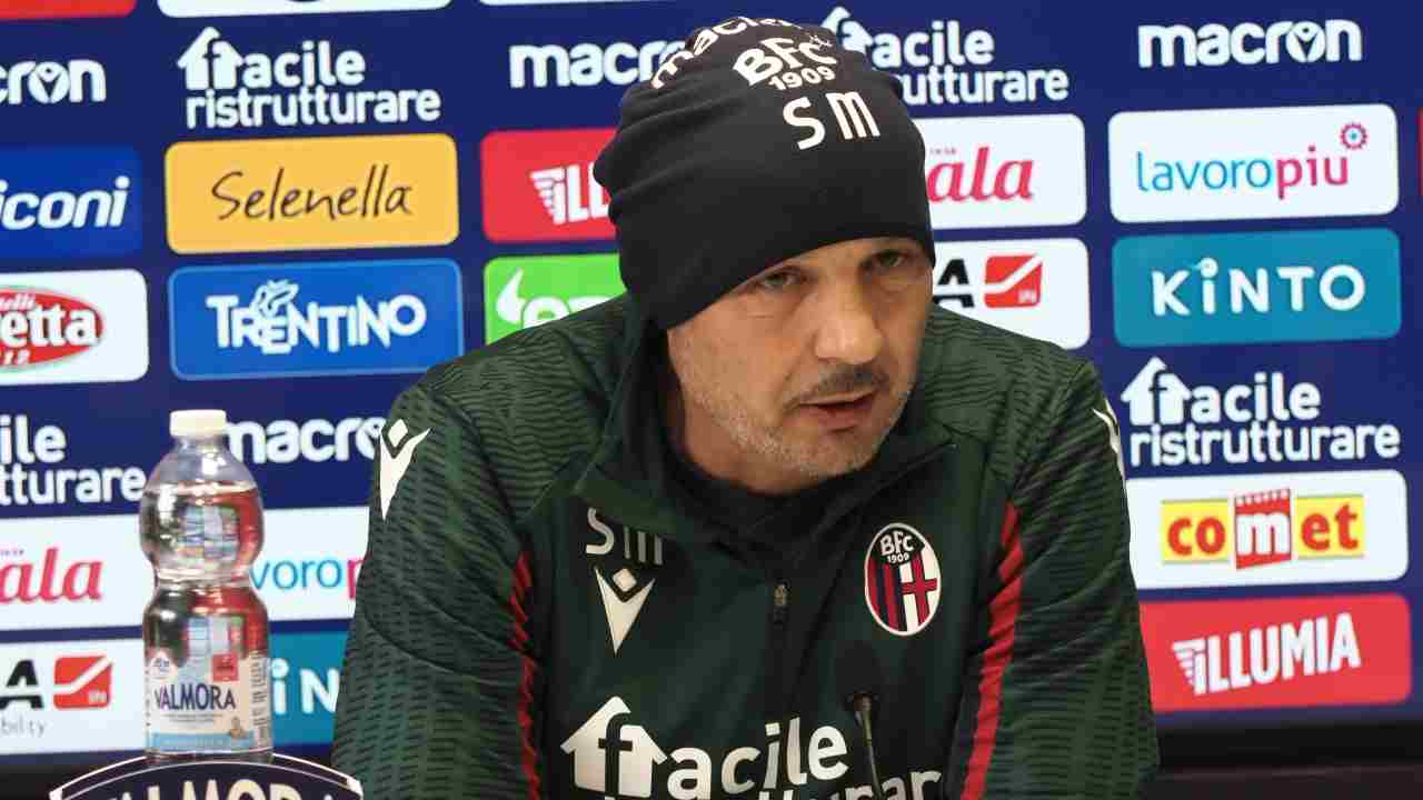 Mihajlovic in conferenza stampa prima del percorso terapeutico