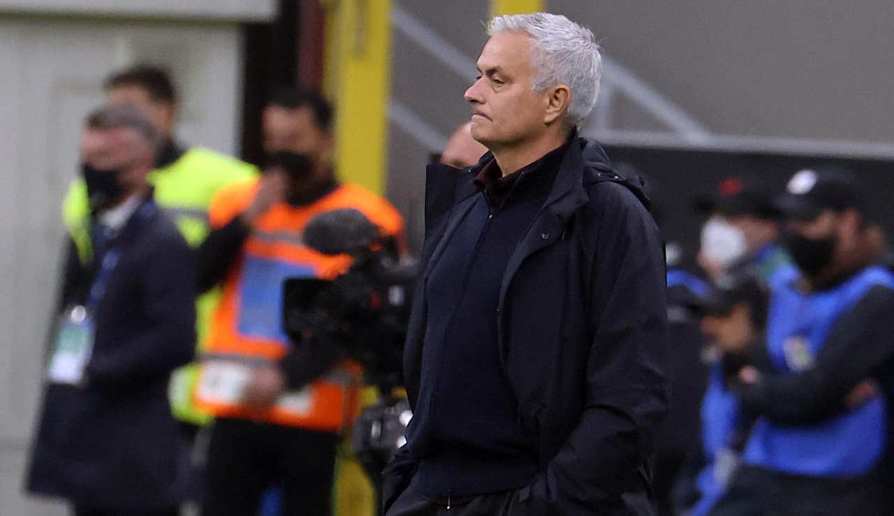 Mourinho in panchina