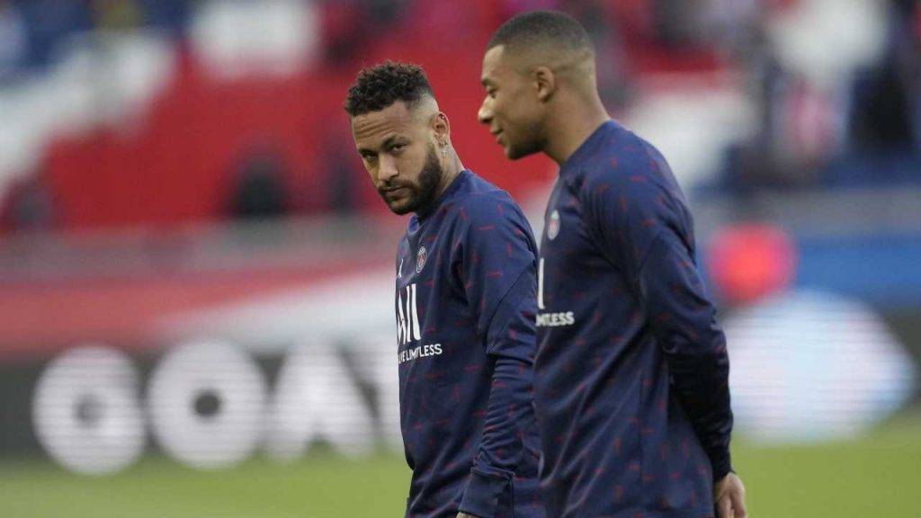 Neymar e Mbappè col PSG