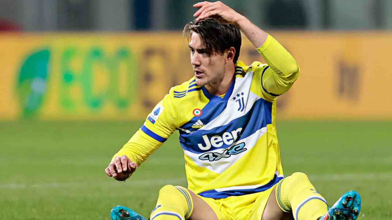 Dusan Vlahovic, attaccante della Juventus