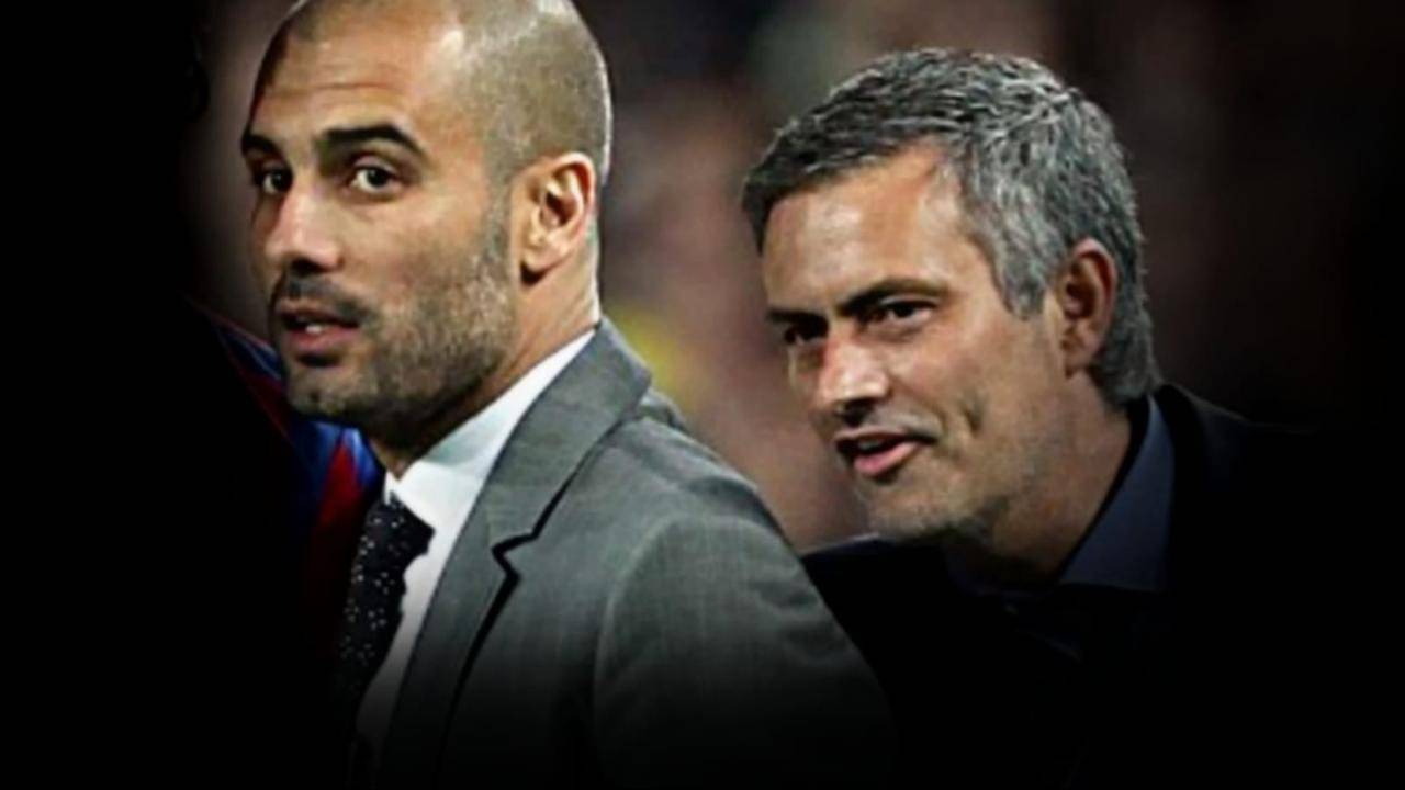 Mourinho ride dietro a Guardiola