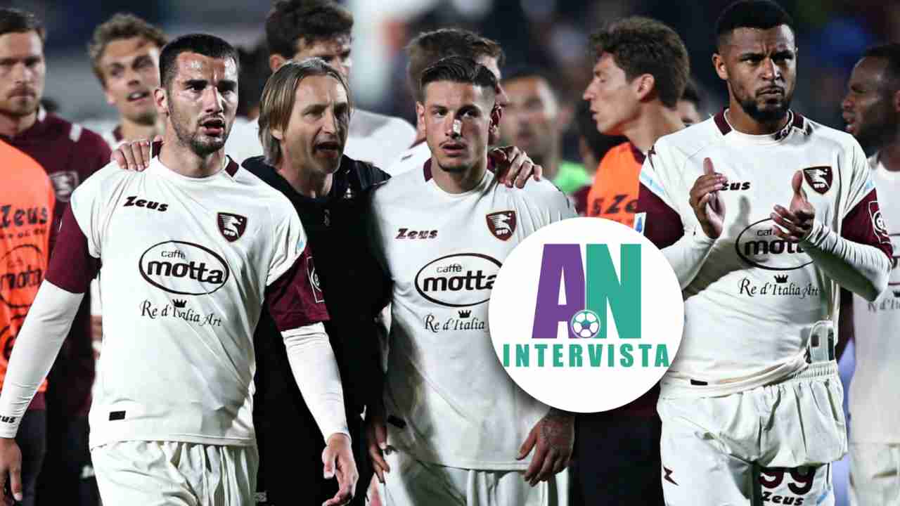 Salernitana squadra con Nicola in campo