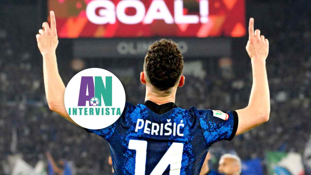 Perisic esulta dopo il gol Inter