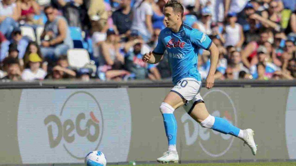 Piotr Zielinski, centrocampista del Napoli