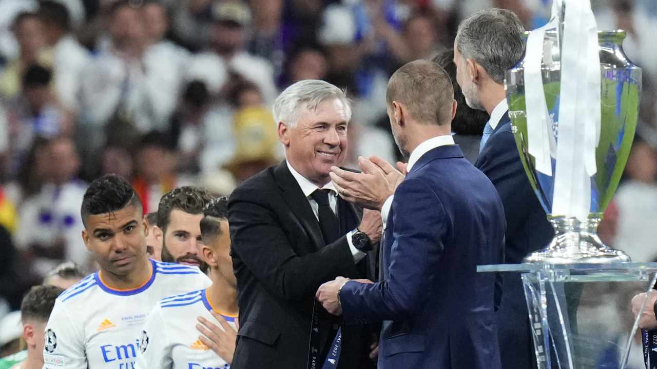 Ancelotti real madrid champions napoli