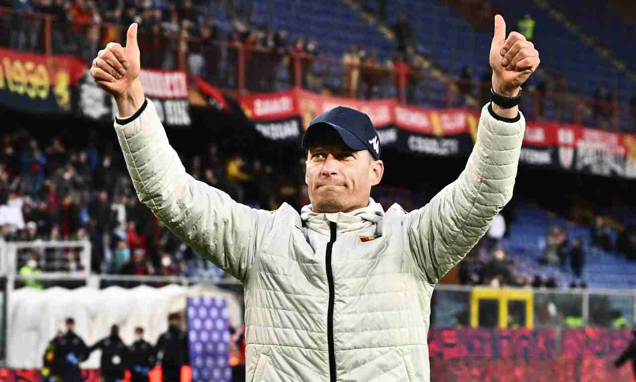 Genoa-Bologna, Blessin saluta i tifosi