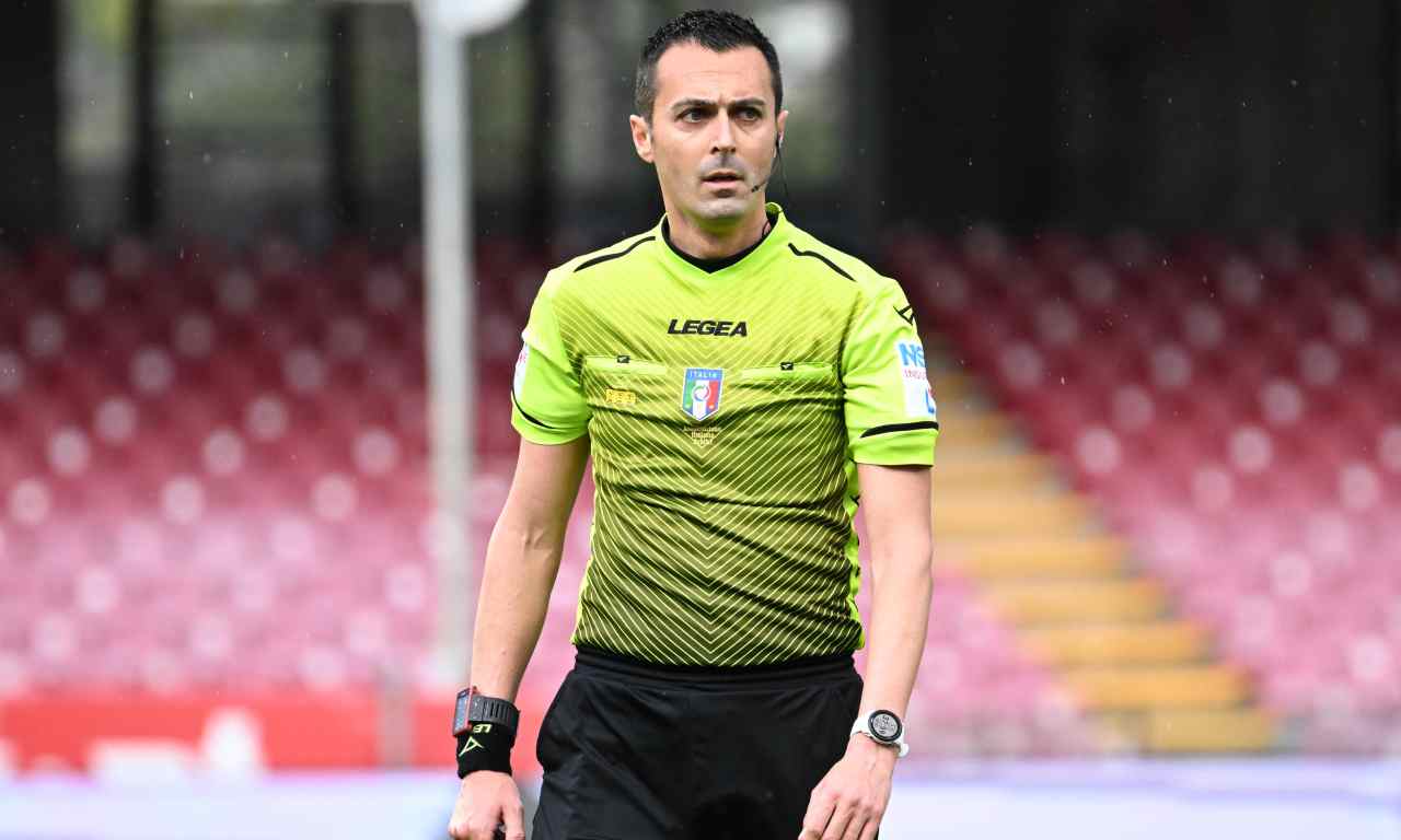Salernitana-Cagliari, l'arbitro Di Bello in campo