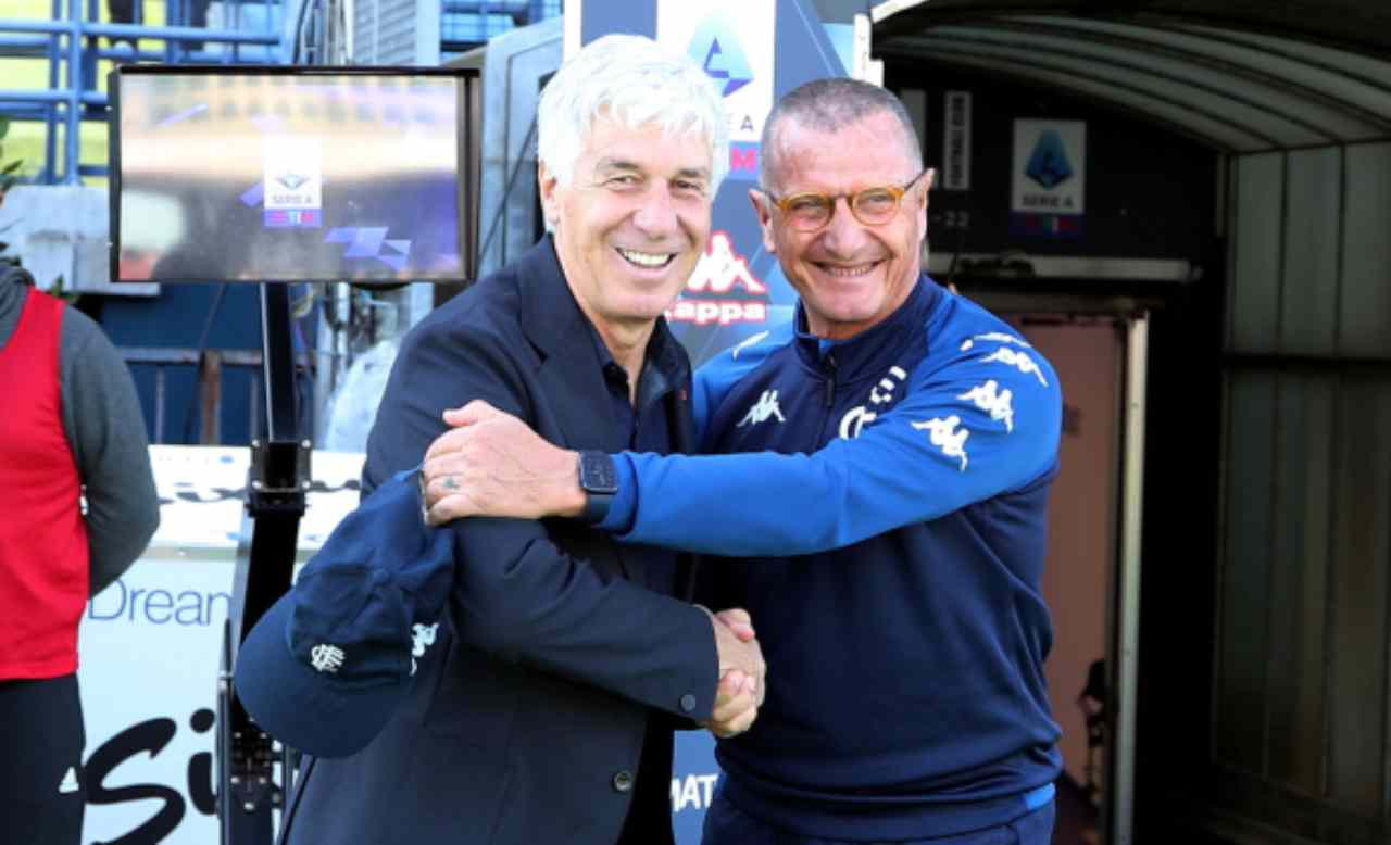 Atalanta-Empoli, Gasperini e Andreazzoli si salutano