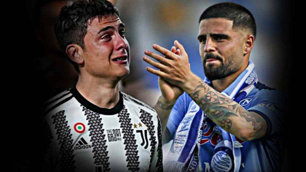 insigne dybala lacrime