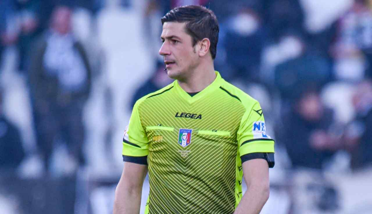 Inter-Empoli, l'arbitro Manganiello in campo