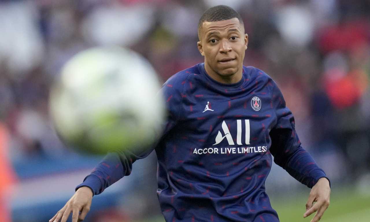 Mbappé in azione 